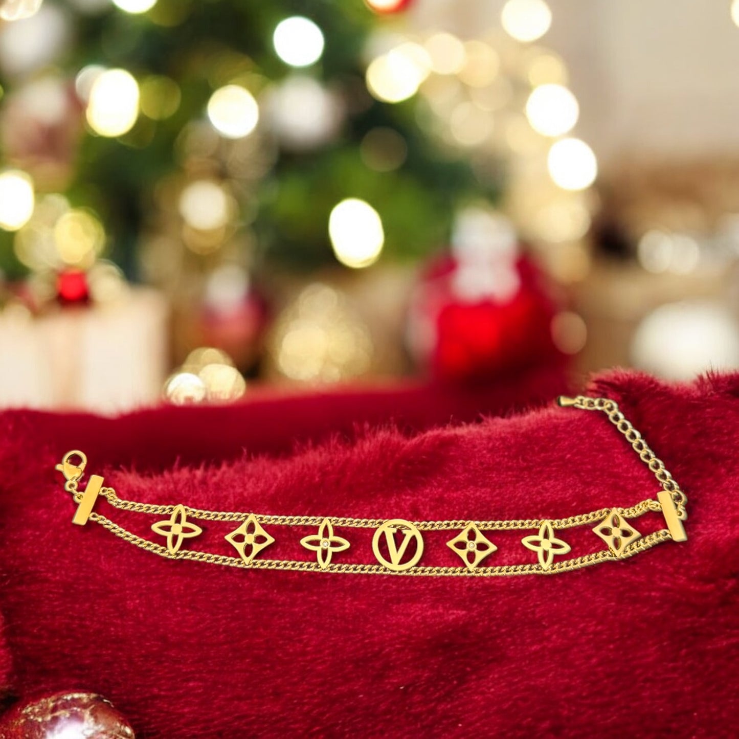 LV Stainless Steel Bracelet