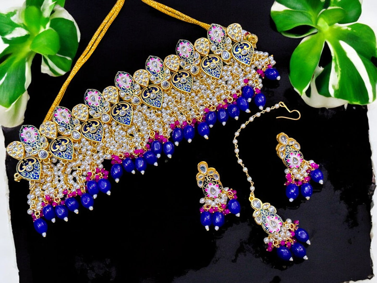 Meenakari Necklace Set