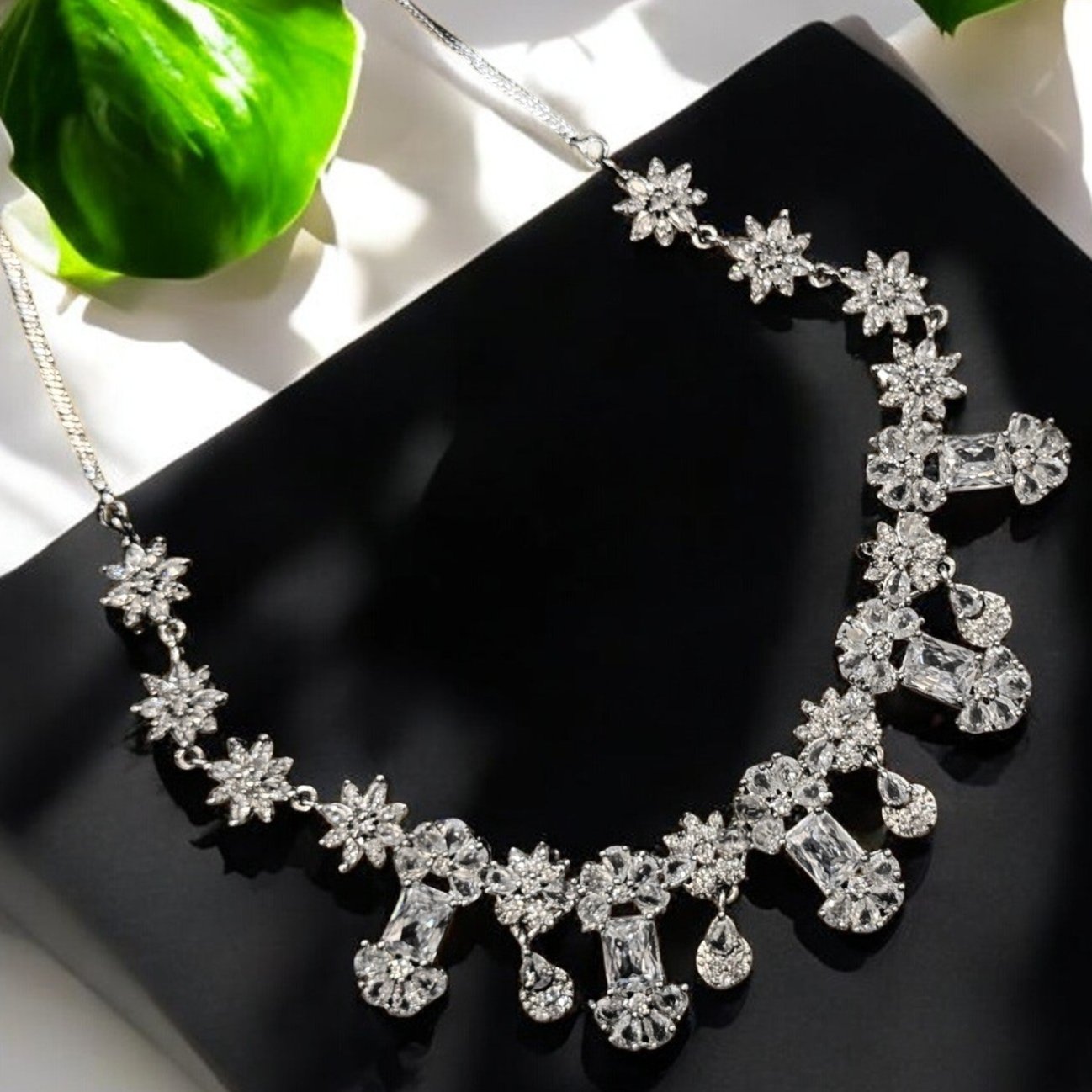 American Diamond Necklace Set