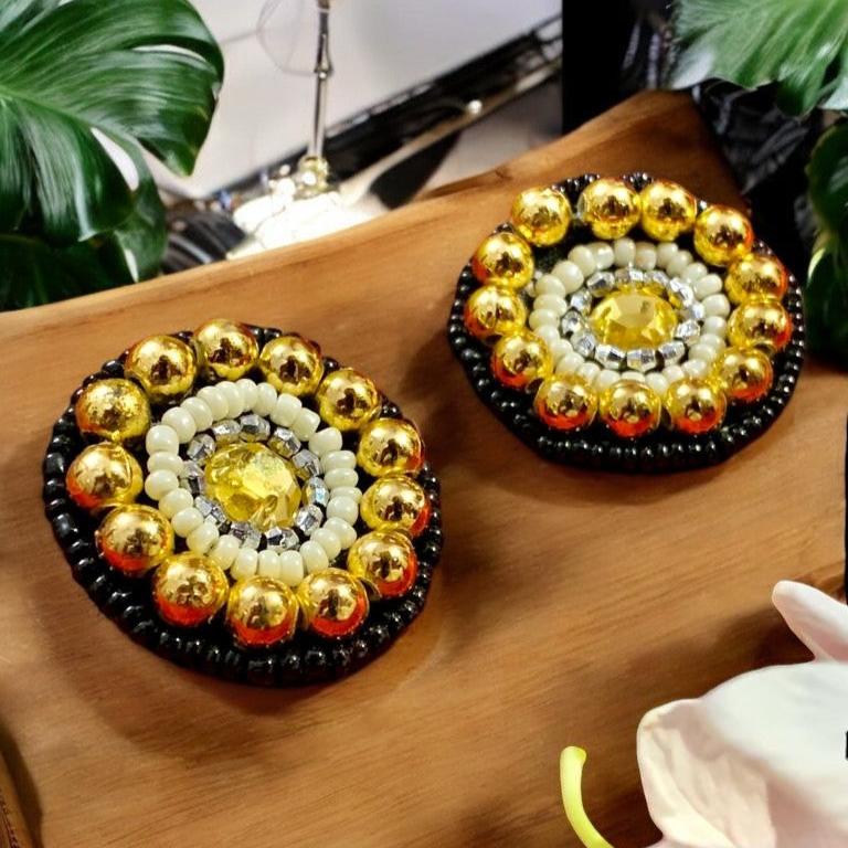 Multicolor Handbeaded Set