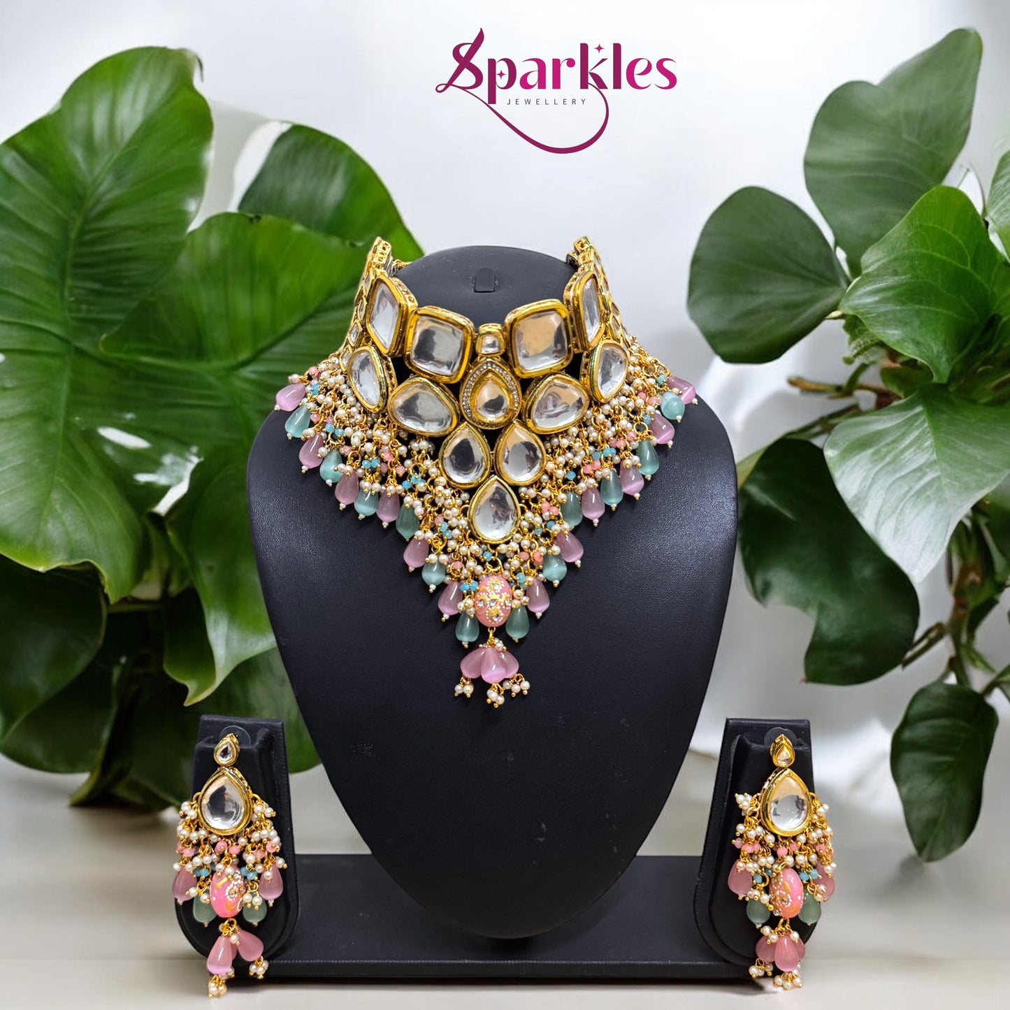 Bridal Kundan Necklace Set